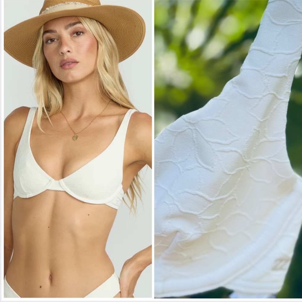💦 BILLABONG 💦 Wander Over Ruby Underwire Bikini Swim Top